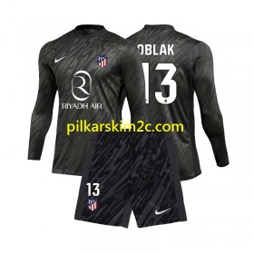 Koszulka Atlético Madryt Jan Oblak 13 Bramkarskie Dziecięca Główna 2024/25 Koszulki Piłkarskie(L/S)